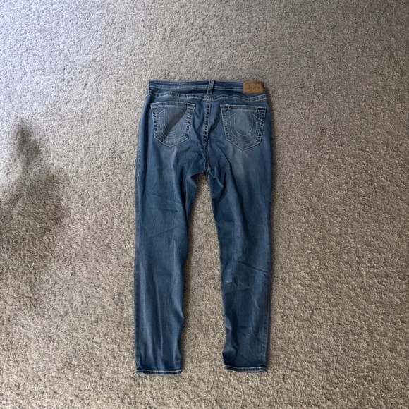 Vintage Designer Deadstock True Religion Jeans - Light Blue Size 35x27 - Picture 5 of 8